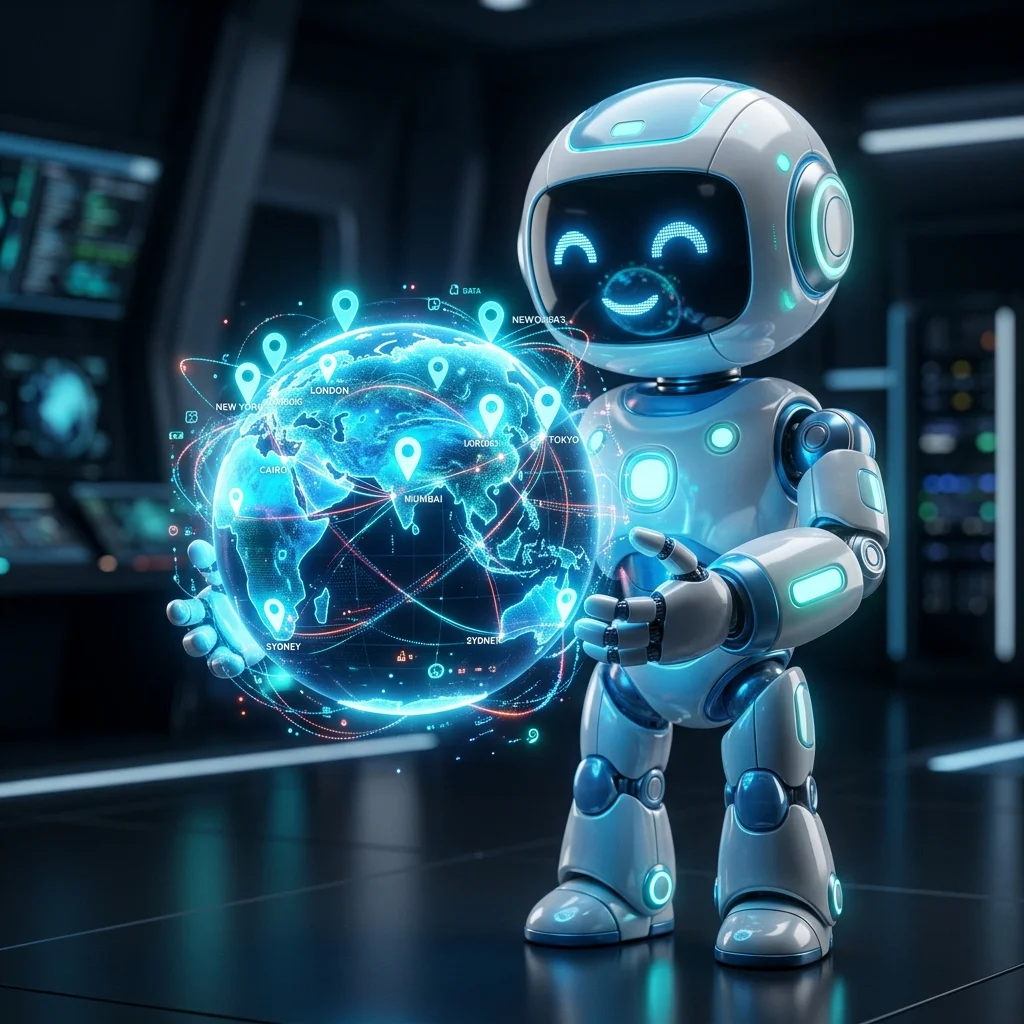 Global publishing network visualization